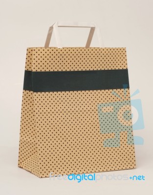 Paper Shopping Bag Stock Photo