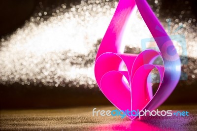 Paper Sweet Heart Rolling Stock Photo