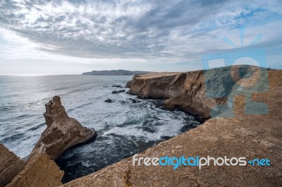 Paracas National Reserve, Paracas, Ica Region, Peru Stock Photo