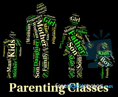 Parenting Classes Means Mother And Baby And Child Stock Image Parenting Classes Means Mother And Baby And Child Stock Image