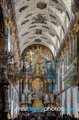 Partial View Jasna Gora Monastery In Czestochowa Poland Stock Photo