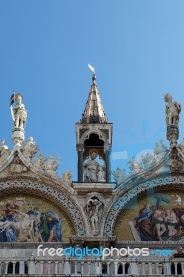 Partial View Of Saint Marks Basilica Venice Stock Photo Partial View Of Saint Marks Basilica Venice Stock Photo