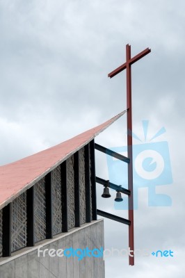 Partial View Of The Church Of Jesus Christ Redeemer Callao Salva… Stock Photo