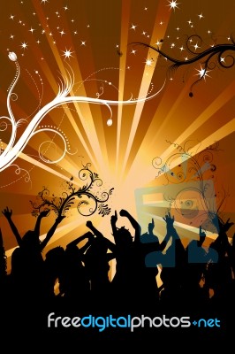 Party Flyer Stock Image