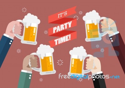 Party Time Stock Image