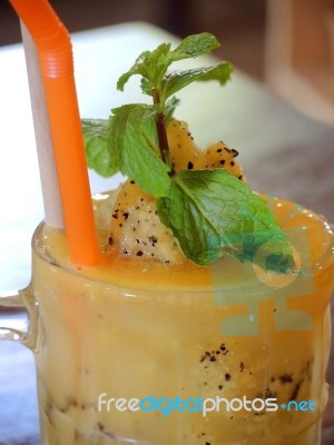 Passion Fruit Smoothie Stock Photo Passion Fruit Smoothie Stock Photo