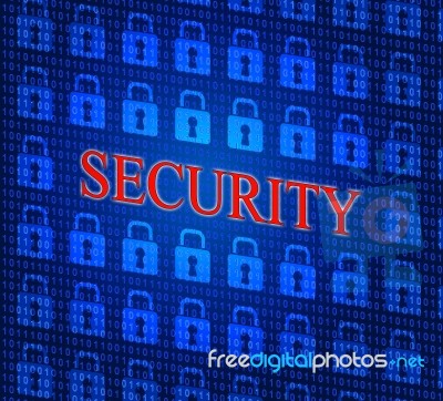 Password Security Shows Sign In And Access Stock Image