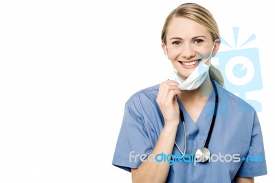 Patient Is Recovering ! Stock Photo