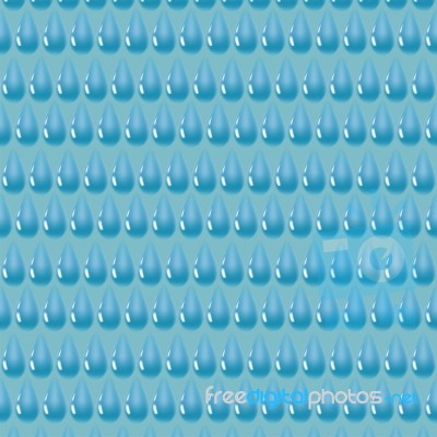 Pattern Of Blue Water Drop Stock Image