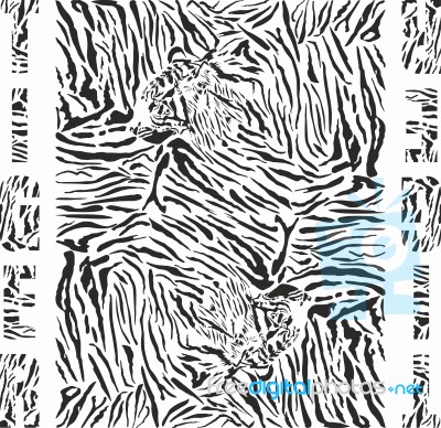 Pattern Tiger Background Stock Image Pattern Tiger Background Stock Image