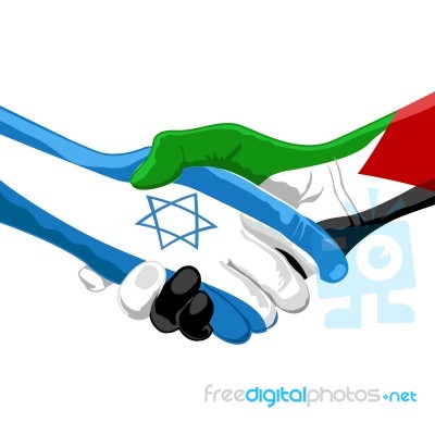 Peace Between Israel And Palestine Stock Image