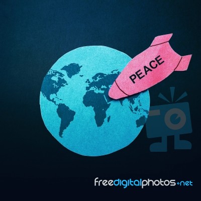 Peace Bomb Stock Photo