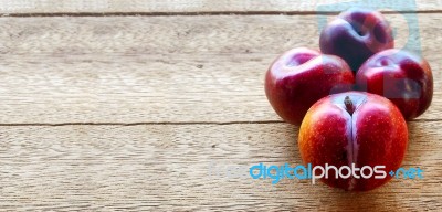 Peach Or Nectarine Fruit Stock Photo