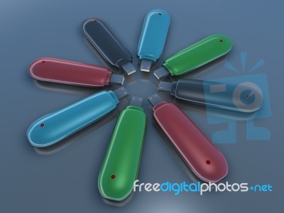 Pendrive Stock Image