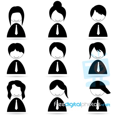 People Icons Stock Image