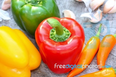 Pepper Fresh Vegetable Stock Photo