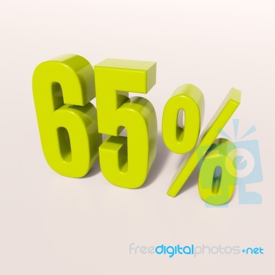 Percentage Sign, 65 Percent Stock Image - Royalty Free Image ID 100438557