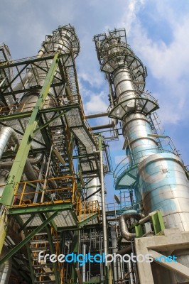 Petrochemical Plant Stock Photo Petrochemical Plant Stock Photo