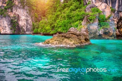 Phi Phi Island, Krabi Thailand Stock Photo