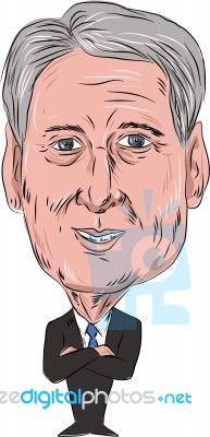 Philip Hammond Chancellor Of The Exchequer Stock Image