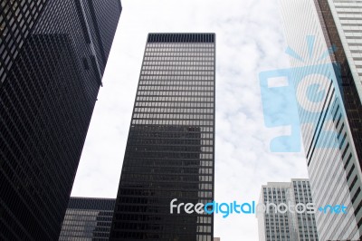 Photo Of The Several Skyscrapers In Toronto Stock Photo