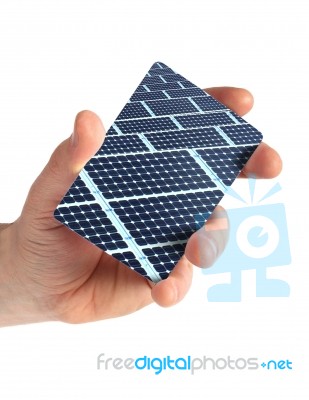 Photovoltaic Card Stock Photo