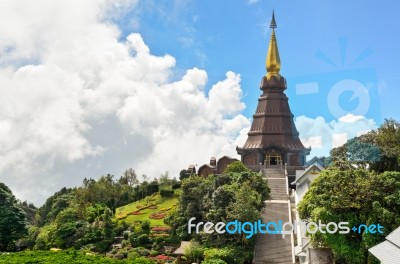 Phra Mahathat Napametanidon Pagoda Stock Photo Phra Mahathat Napametanidon Pagoda Stock Photo