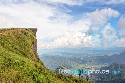 Phu Chi Fa National Forest Park Stock Photo