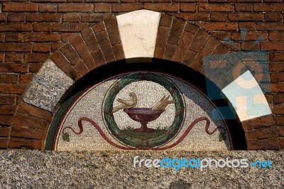 Pigeon In San Babila Stock Photo