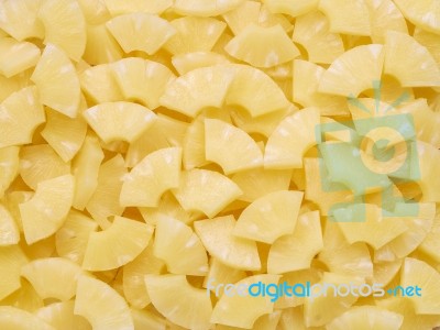 Pineapple Slices Stock Photo