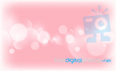 Pink Background Bokeh Pastel Style Stock Image