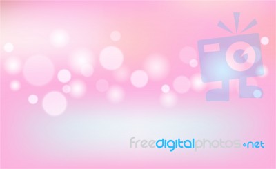 Pink Background Bokeh Ribbon Style Stock Image