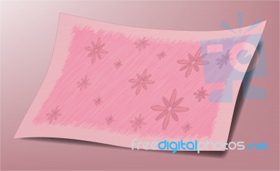 Pink Background Pastel Paper Style Stock Image