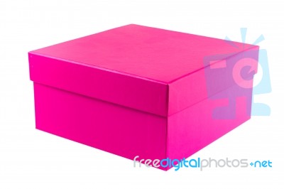 Pink Box Stock Photo
