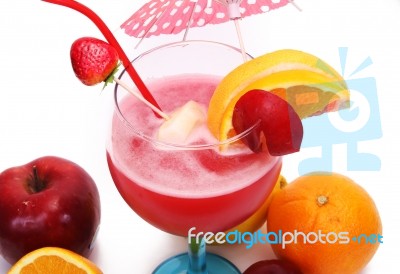 Pink  Cocktail Stock Photo