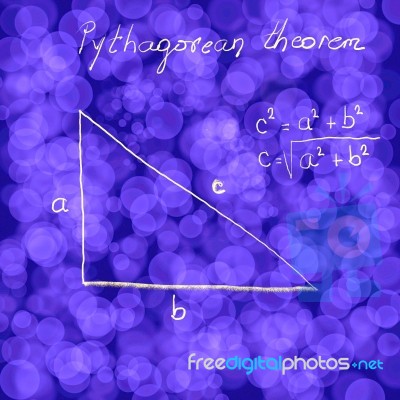 Pithagorean Theorem Stock Image