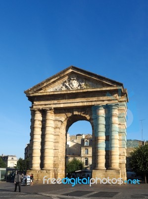 Place De La Victoire In Bordeaux Stock Photo