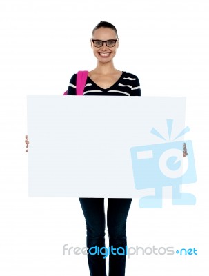 Place Your College Ad Here! Stock Photo