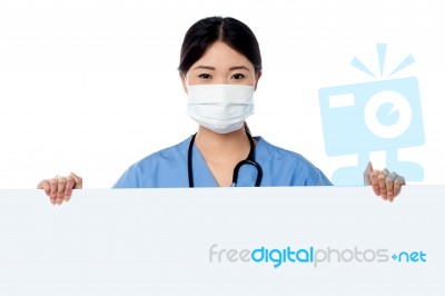Place Your Hospital's Ad Here Stock Photo