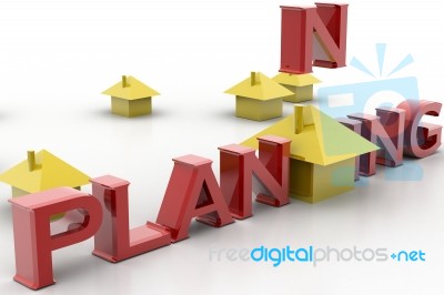 Planning And House Stock Image