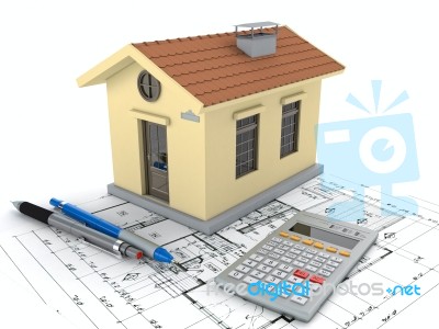 Planning Home Stock Image Planning Home Stock Image