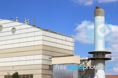 Plant For Waste Treatment Stock Photo