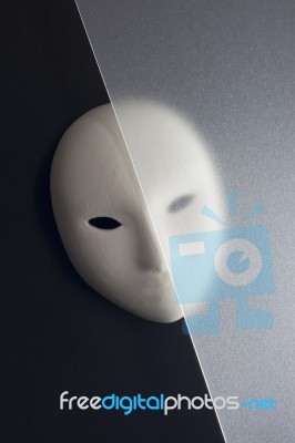 Plaster Mask Stock Photo