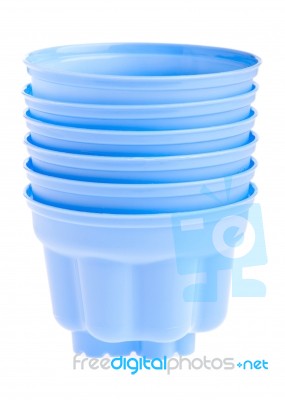 Plastic Cups Stock Photo