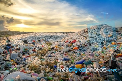 Plastic Waste Stock Photo