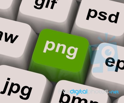 Png Key Shows Picture Format Stock Image