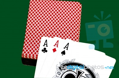 Poker Stock Photo