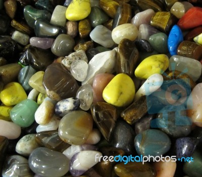 Polished Stones Stock Photo