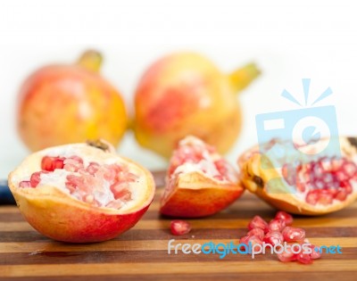 Pomegranate Fruit Stock Photo