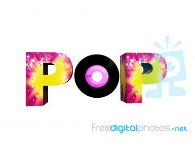 Pop Music Stock Image